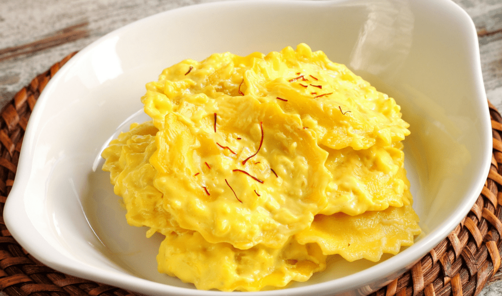 Ravioli di aragosta allo zafferano