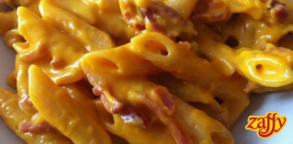 Penne con Panna, Speck e Zafferano - Gusta la Ricetta con ...