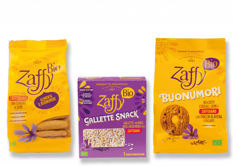 Zaffy linea BIo Biscotti e snack