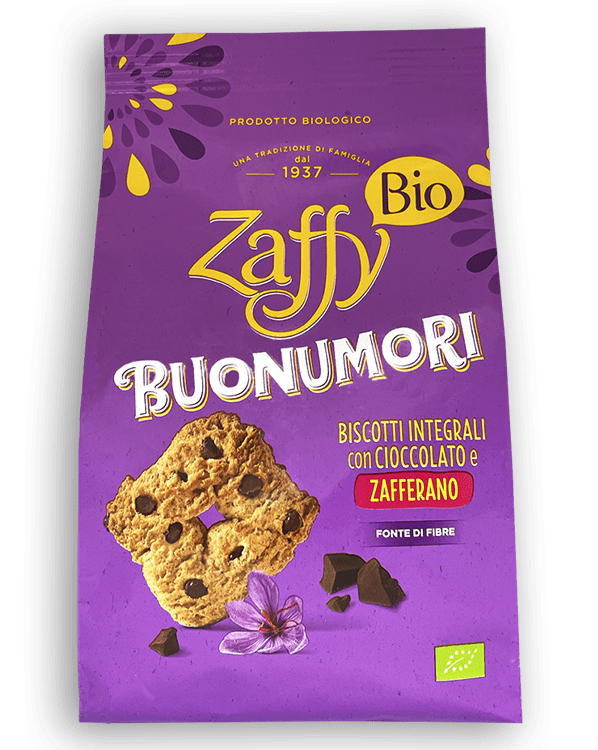 Zaffy Zafferno Italiano di alta qualità Biscotti con gocce di cioccolato