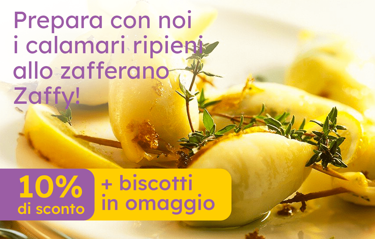 Zaffy Zafferno Italiano di alta qualità Dicembre sfizioso con lo zafferano zaffy